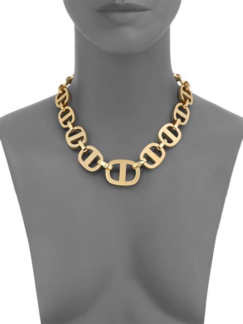 heritage maritime michael kors|Michael Kors Heritage Maritime Large Chain Toggle Necklace.